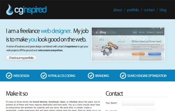 blu18 20 Fresh and New Blue Web Designs